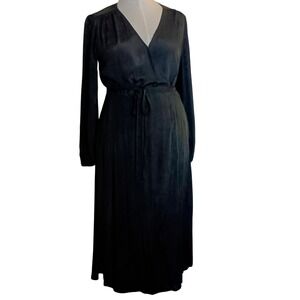 Gap Satin Tie-Belt Dress SKUW612